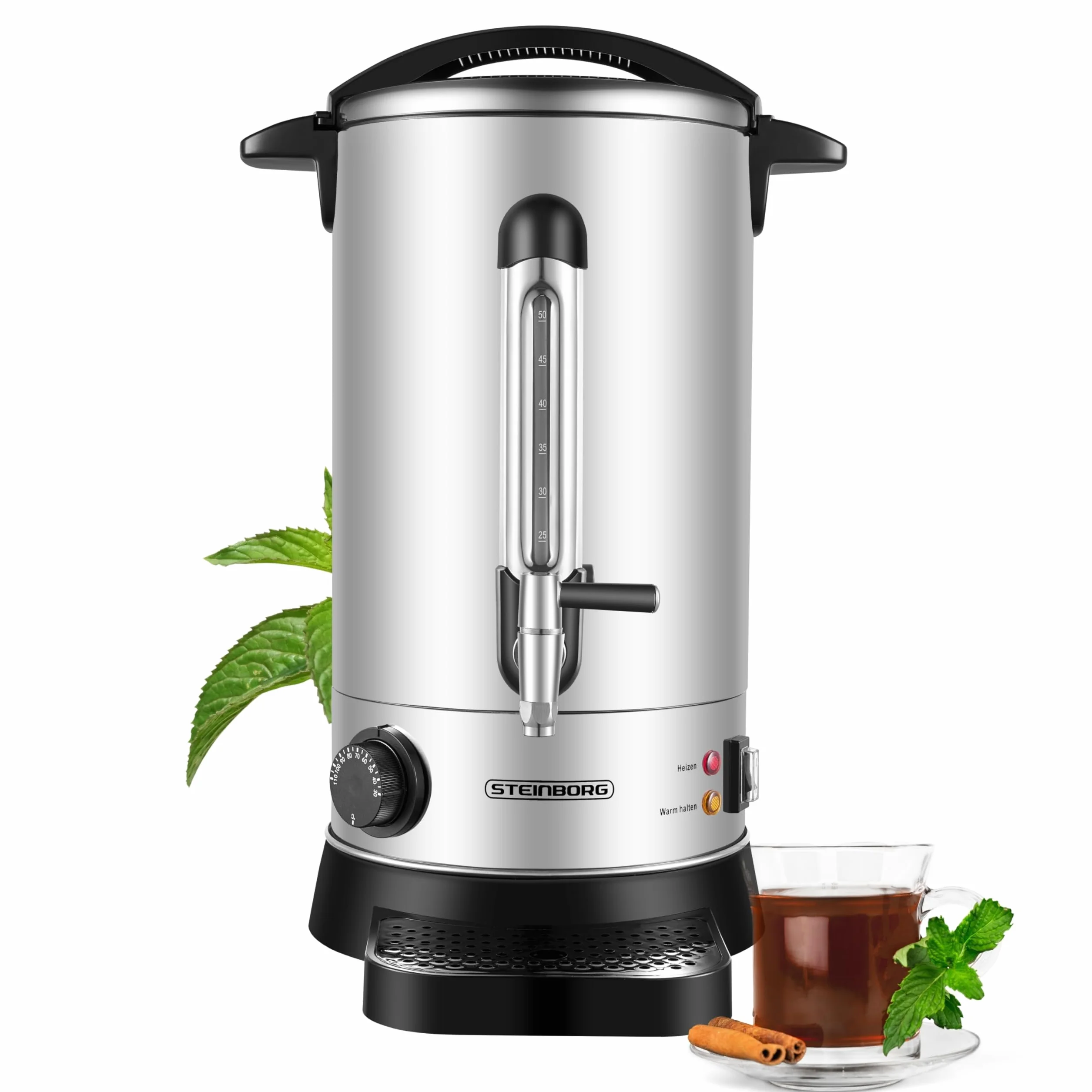 Thermopot 30 - 110 °C, dispenser per acqua caldo, bollitore per tè e bevande calde, scaldabagno