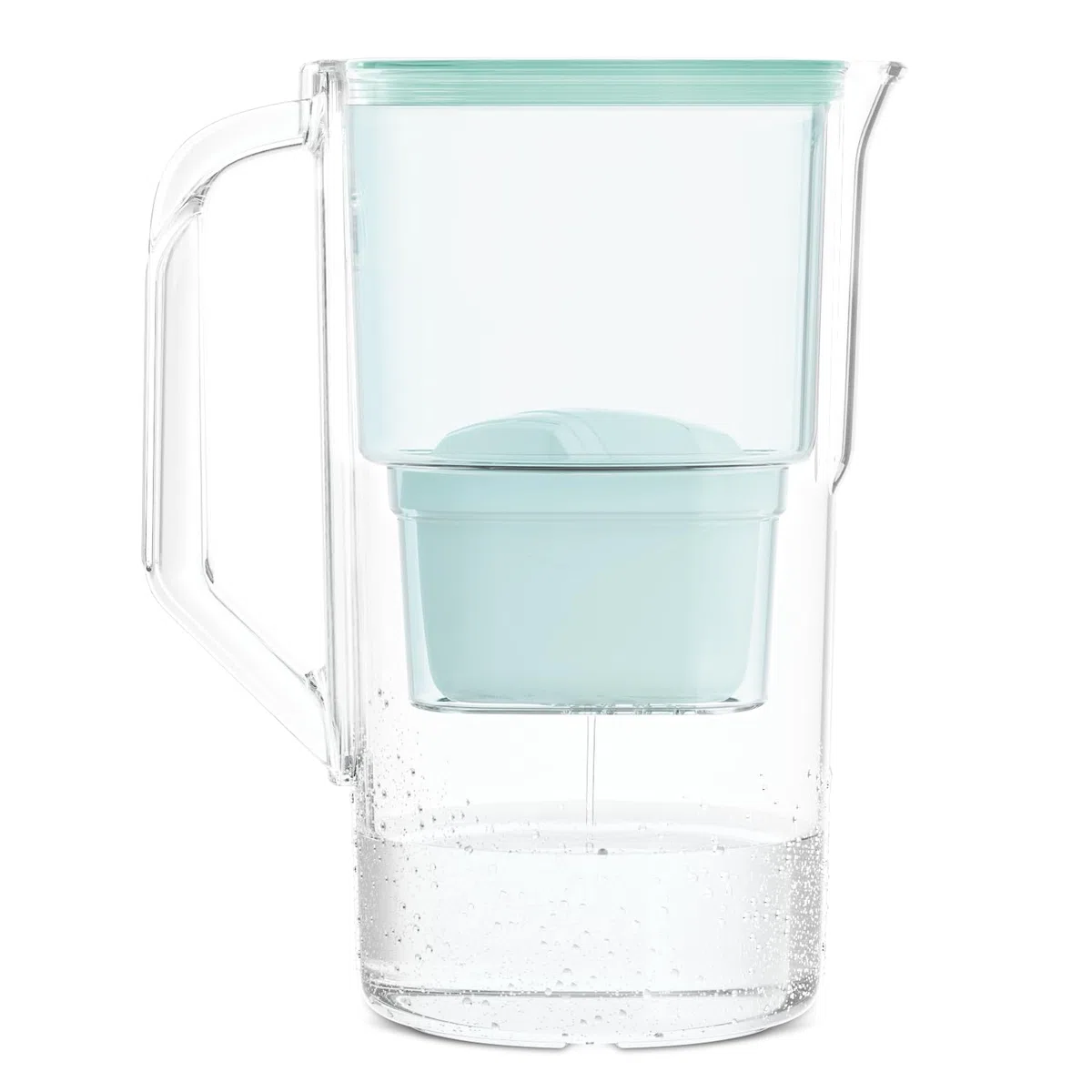Wessper Caraffa Filtrante per Acqua 2.5L | Ricambio per Dafi Unimax Aquaphor A5 BRITA Maxtra+ PHILIPS AWP212/10 | Ridurre Calcare | Contiene Caraffa Filtrante per l'acqua + Cartuccia Filtrante, Menta