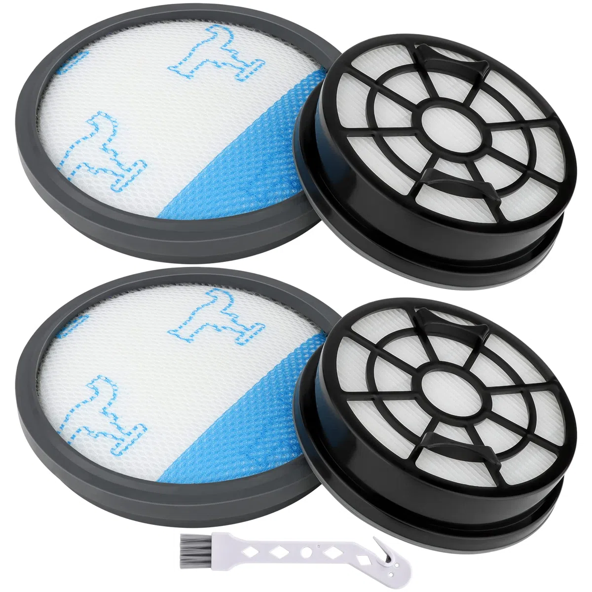 4 Pezzi Filtro per Rowenta Swift Power Cyclonic Aspirapolvere RO2910EA RO2913EA RO2915EA RO2932EA RO2933EA RO2957EA RO2981EA,Filtri HEPA con Filtro Spugna Ricambio di Accessori ZR904301