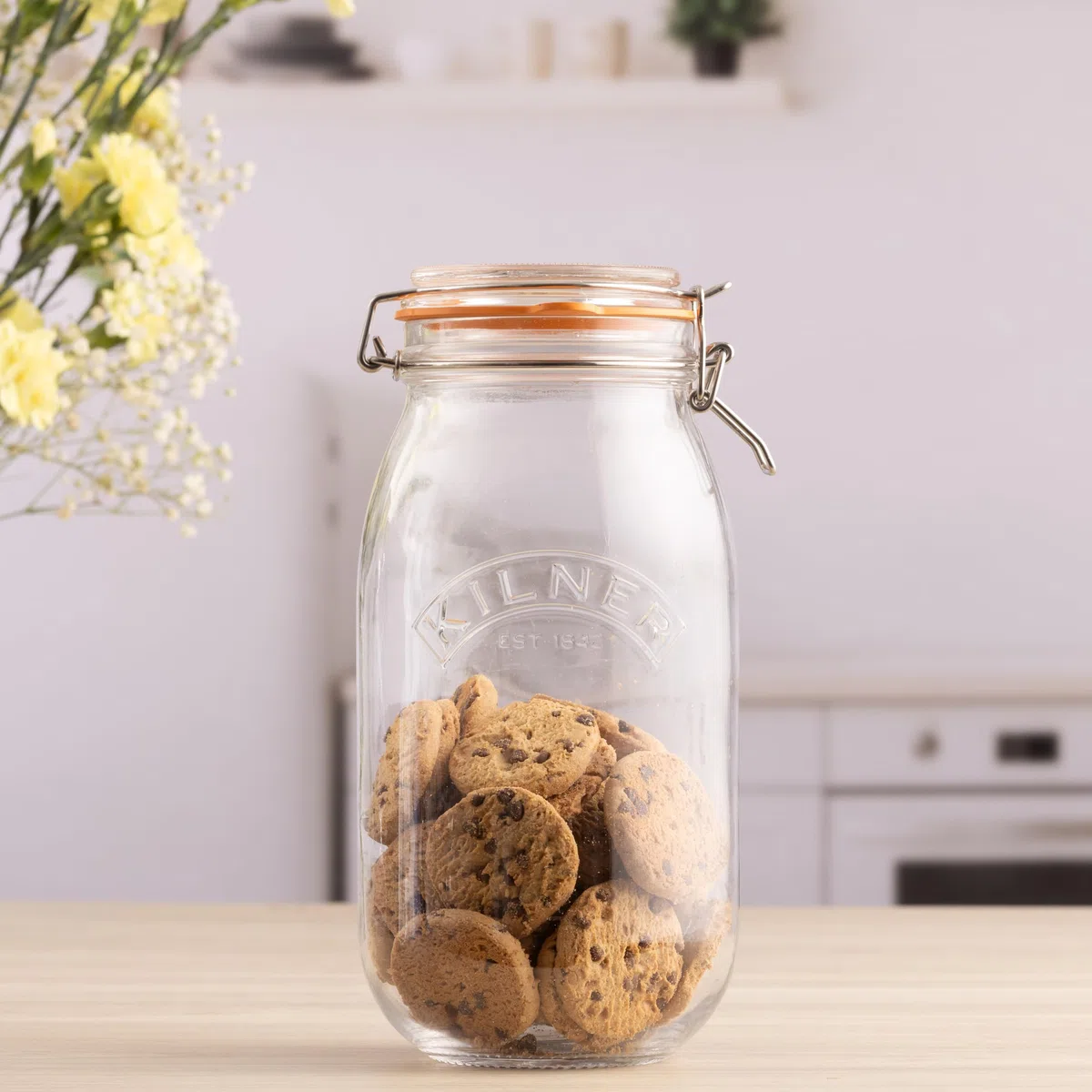 Kilner Barattolo di vetro per conserve, Trasparente, 3 litri