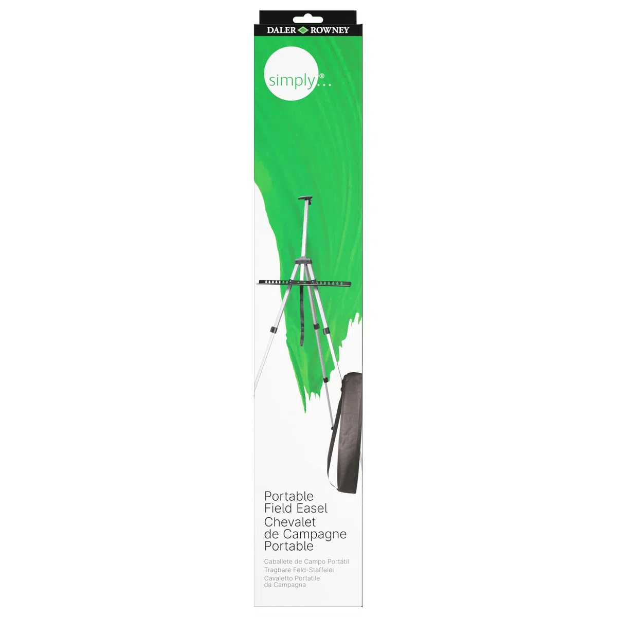 Daler Rowney Cavalletto da Campo, Tela, Legno, Field Easel (Aluminium)