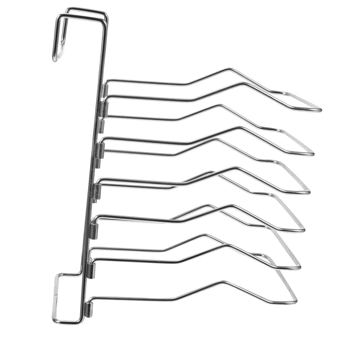 Supporto per bistecca in Acciaio Inossidabile 304, Portabistecca Separatore, Cremagliera Smontabile, 5 Pezzi, Facile da Riporre