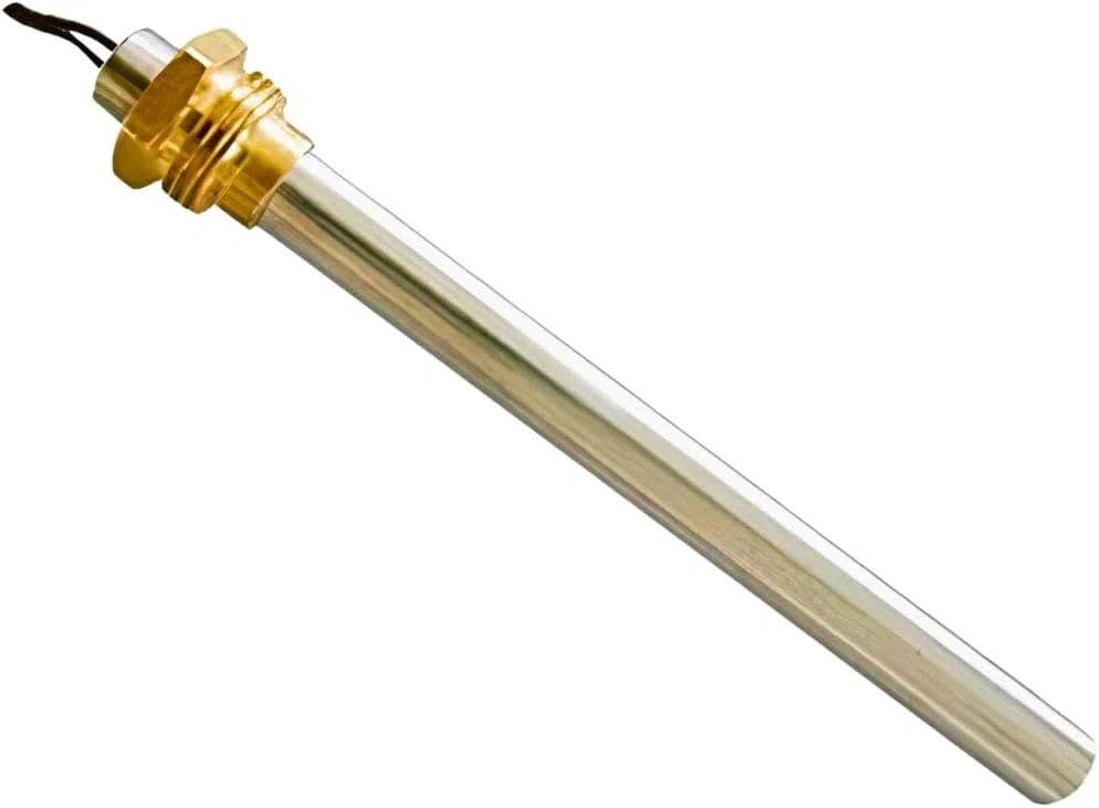 Candeletta Accensione Stufa Pellet 300W, Diametro 9,9mm e Lunghezza 140mm (150mm Totali) Filettatura 3/8" Gas, Resistenza per Riscaldamento Rapido, Ricambio per Modelli Ungaro Piazzetta