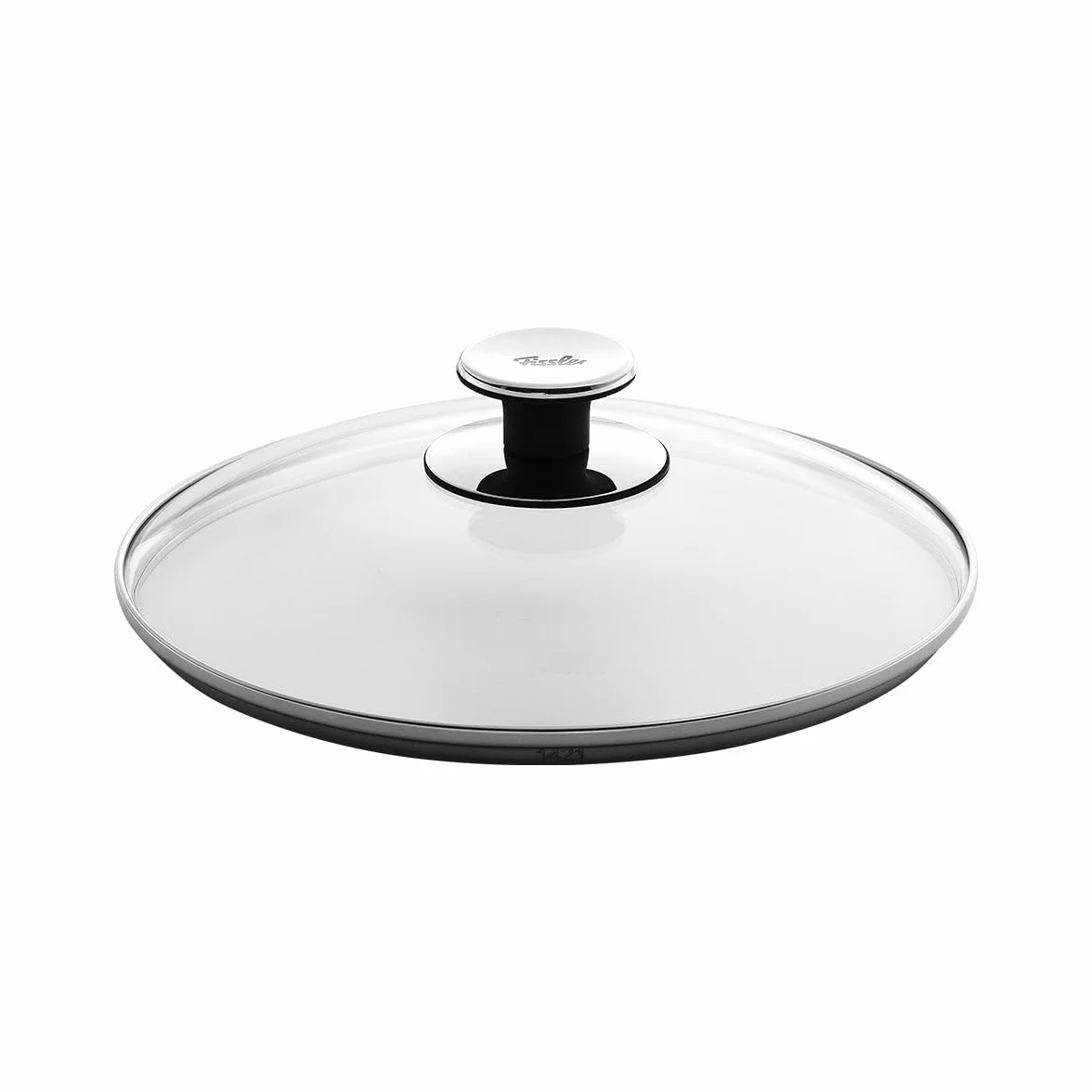 Fissler 001-104-24-200/0, Coperchio in Vetro per Cottura A Vista Diametro 24 cm, Coperchio di Ricambio per Pentole, Padelle E Pentole A Pressione, Trasparente