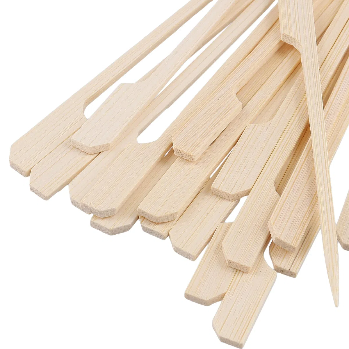 FUNSUEI 1000 spiedini in bambù da 12 cm, per finger food, piccoli spiedini in legno, per barbecue, buffet, frutta, snack