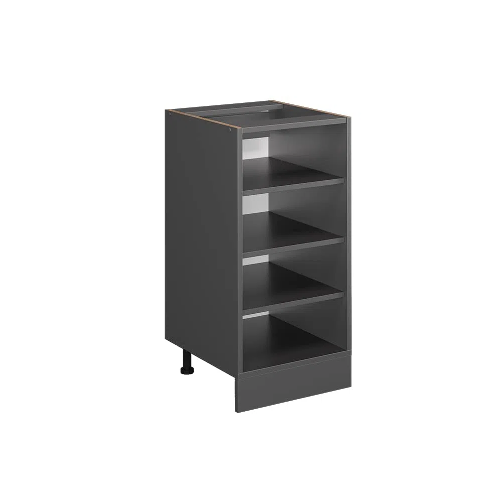 Vicco Scaffale da cucina R-Line, Antracite, 40 cm senza piano di lavoro, per la libera combinazione all'interno di sistemi cucina modulari