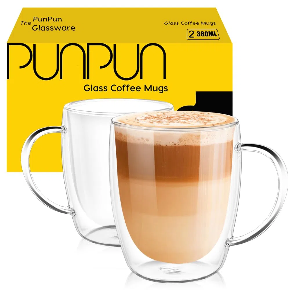 PunPun glass (2 * 380 ML)