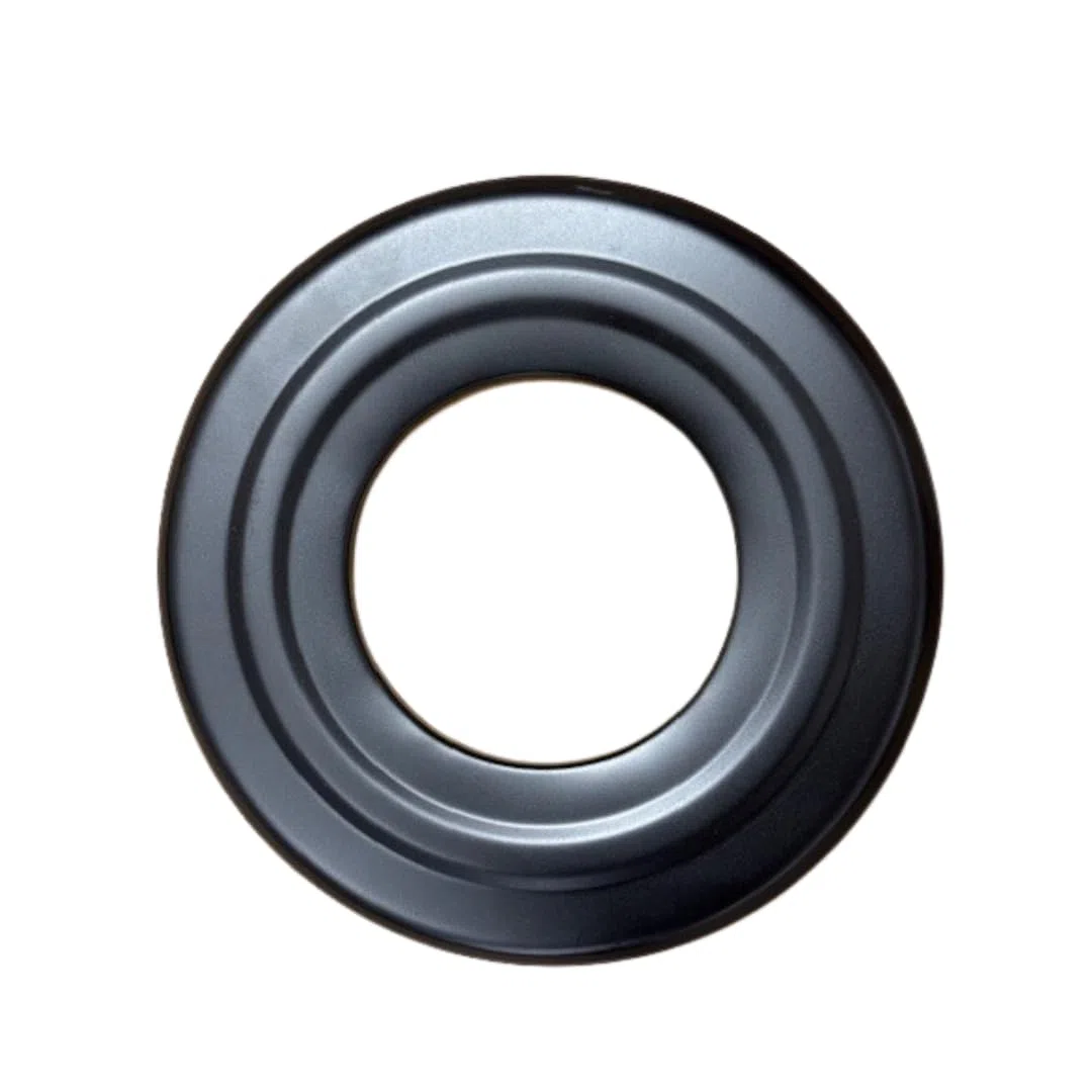 Rosone a Muro per Fumisteria Verniciato – in Acciaio al Carbonio SP. 20/10 – per Stufe a Legna – Copertura Foro di Passaggio Tubi – Diametro 150mm