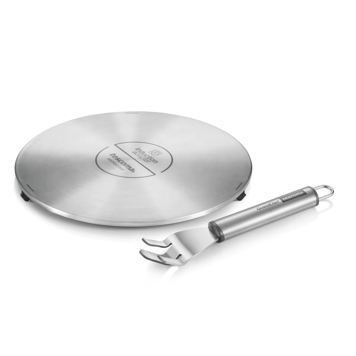 Tescoma Disco Adattatore per Piano Cottura a induzione GrandCHEF ø 21 cm, Acciaio Inossidabile