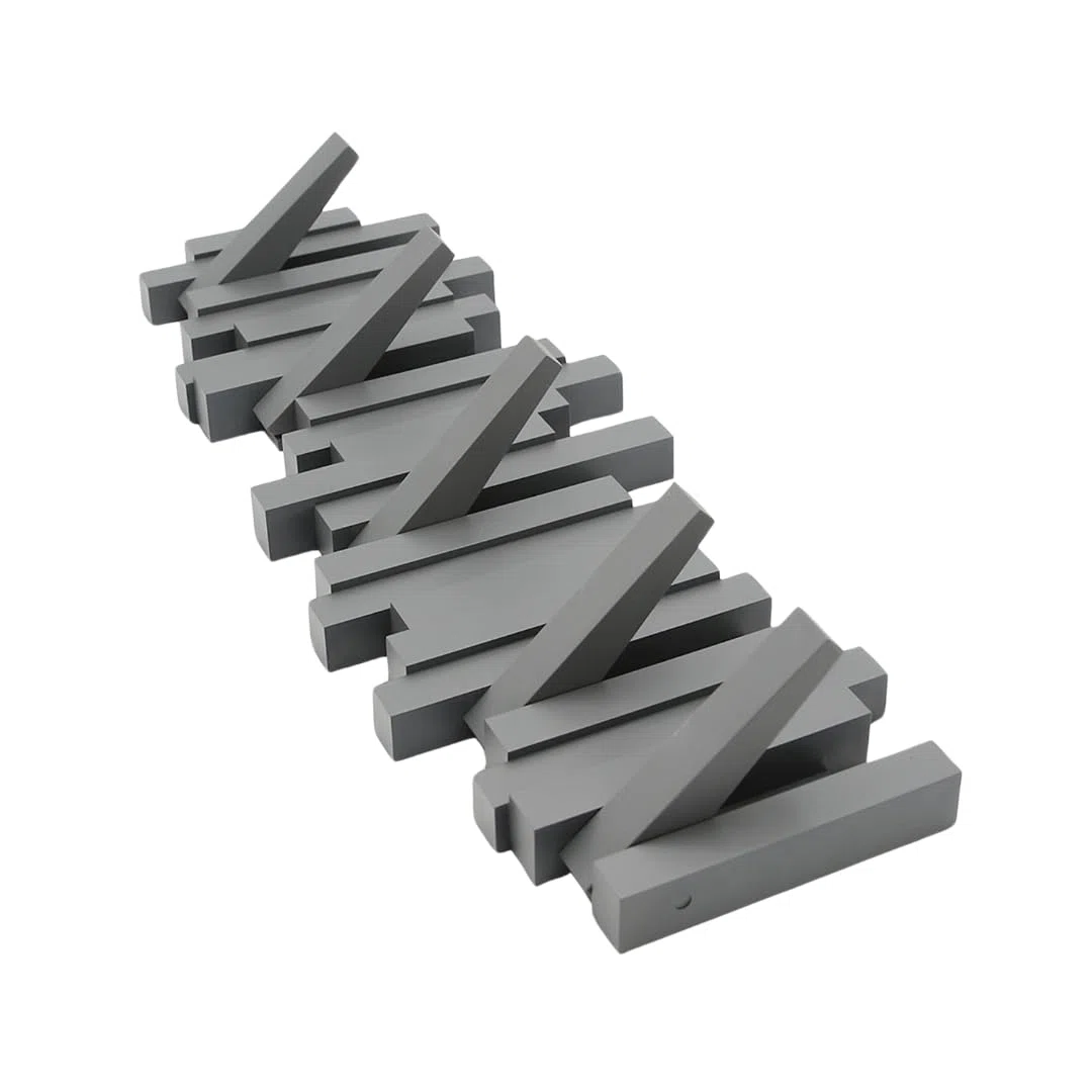 Umbra Sticks - Appendiabiti moderno con 5 ganci mobili per giacche, cappotti, sciarpe, borse e altro, colore: nero Anthrazit