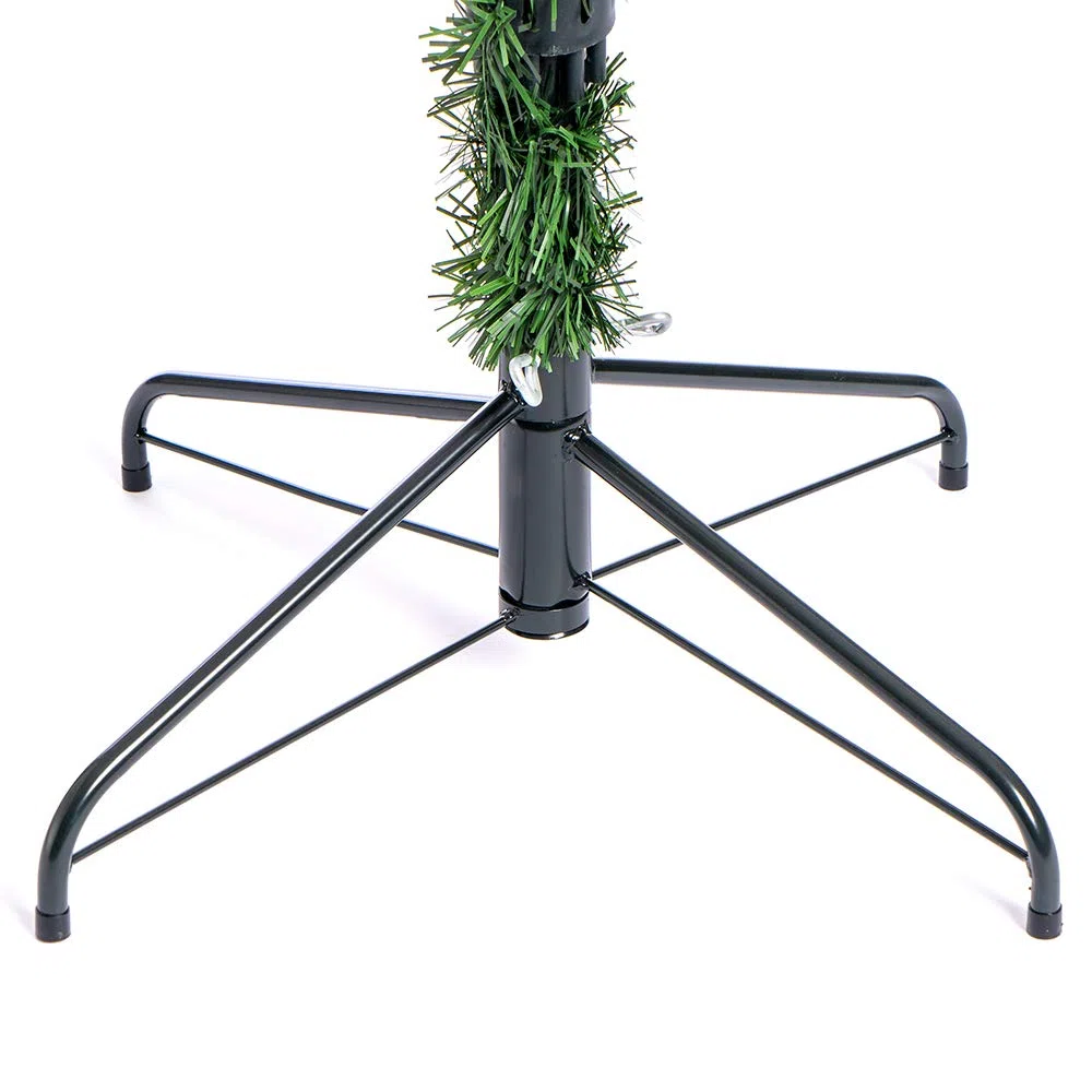 Nataland Albero di Natale Artificiale Verde Modello Gran Sasso Altezza 180 Cm, Abete Super Folto con Effetto Realistico e Rami Con Aghi Anticaduta