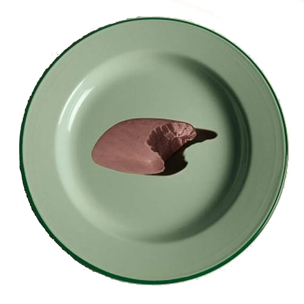 Seletti Piatto in Metallo Smaltato Toiletpaper Ø Cm.26 - Saponetta