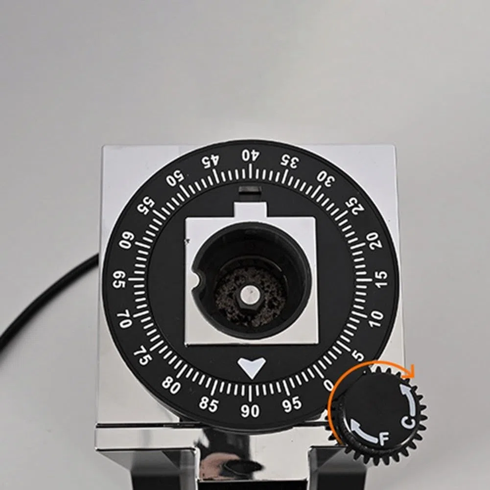 Quadrante in alluminio per macinacaffè Eureka Mignon, scala estesa 10-100, compatibile con modelli Specialita, facile da installare, resistente ai graffi