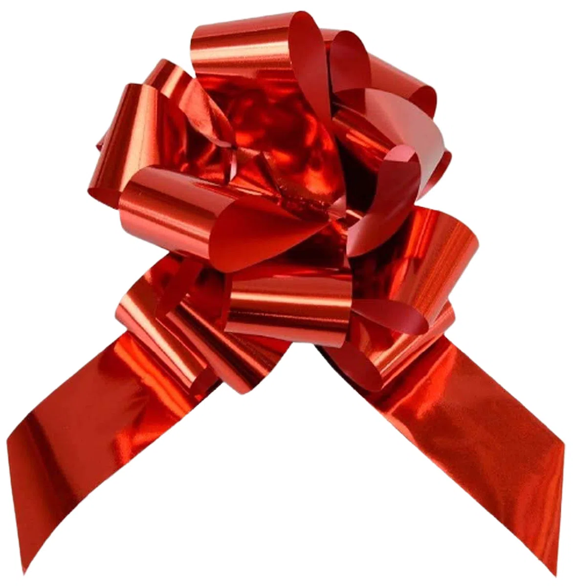 Nastri Fiocco Rapido Lucido Reflex Macchina Auto Sposi Matrimonio Coccarda Strip Cerimonia San Valentino-50 Pz 50 Mm Laurea Natale, Rosso, Confezioni