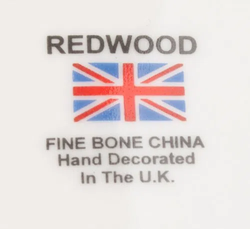 Redwood Fat Robin 20 cm Mince Pie Natale Piatto Bone China Nuovo