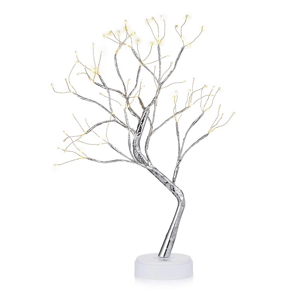 Nuptio Albero Betulla Luci: Ramoscello Bonsai Albero 1.6 Ft Albero Pasqua Natale Alberi Illuminati La Decorazione Festa A Casa Compleanno Compleanno Arredamento Interno (Luce Bianca Calda, 1 Pezzo)