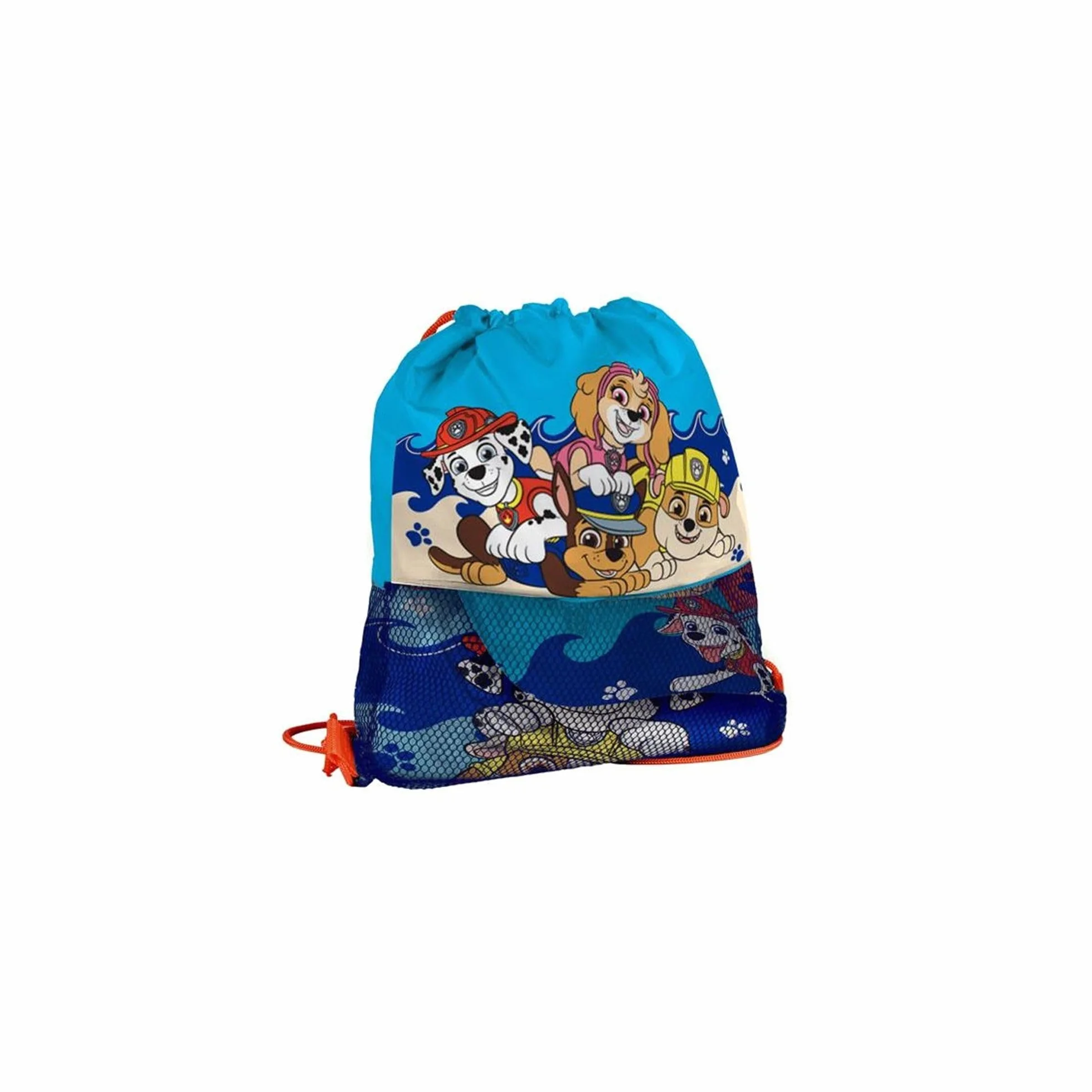 Poncho con Cappuccio Paw Patrol dal Design Ufficiale, Accessorio da Spiaggia o da Bagno per Bambini, ad Asciugatura Rapida e dallo Stile avventuroso