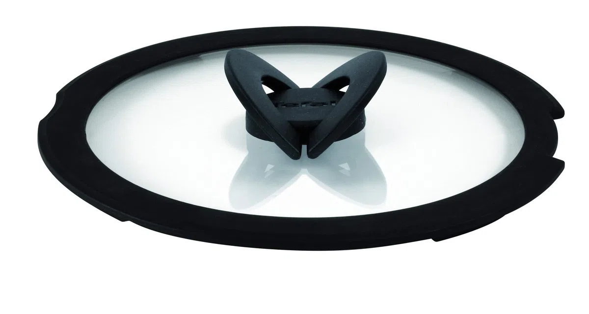 Tefal Ingenio - Coperchio in vetro, diametro 26 cm, lavabile in lavastoviglie, con manico pieghevole