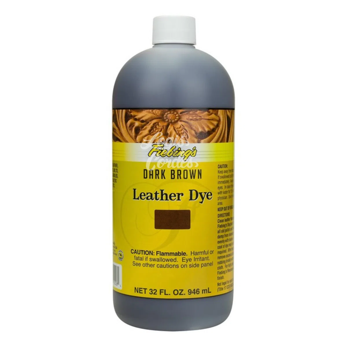 LEATHER DYE 32 OZ TUTTI I COLORI (DARK BROWN)