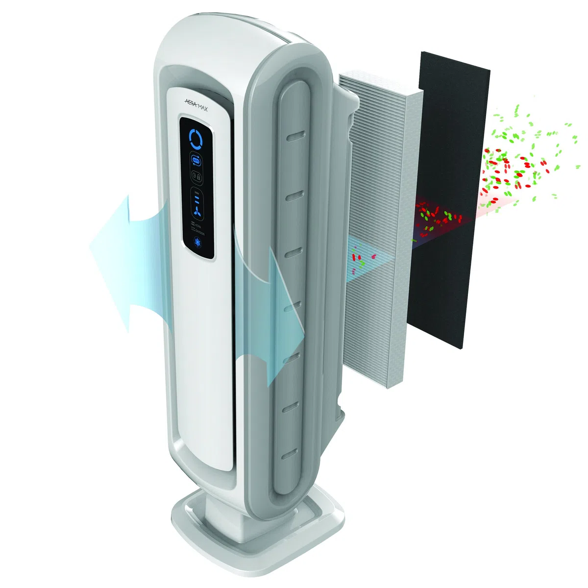 Fellowes 4 Filtri al Carbone per Purificatore d'Aria Aeramax DX5, Assorbe Odori e COV, Confezione da 4 Pezzi