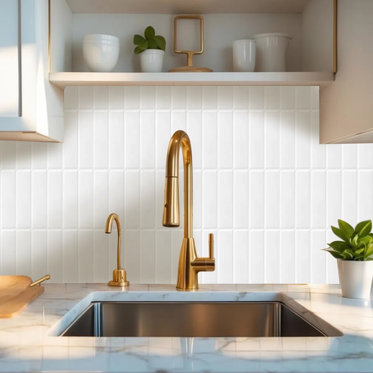 10Pezzi Adesivi Piastrelle Cucina Bagno 3D Autoadesivi Per Piastrelle Rimovibili Impermeabili Per Mattonelle Adesive Cucina Decorazione Pareti Decorazione (22.9x29cm)（Bianco）
