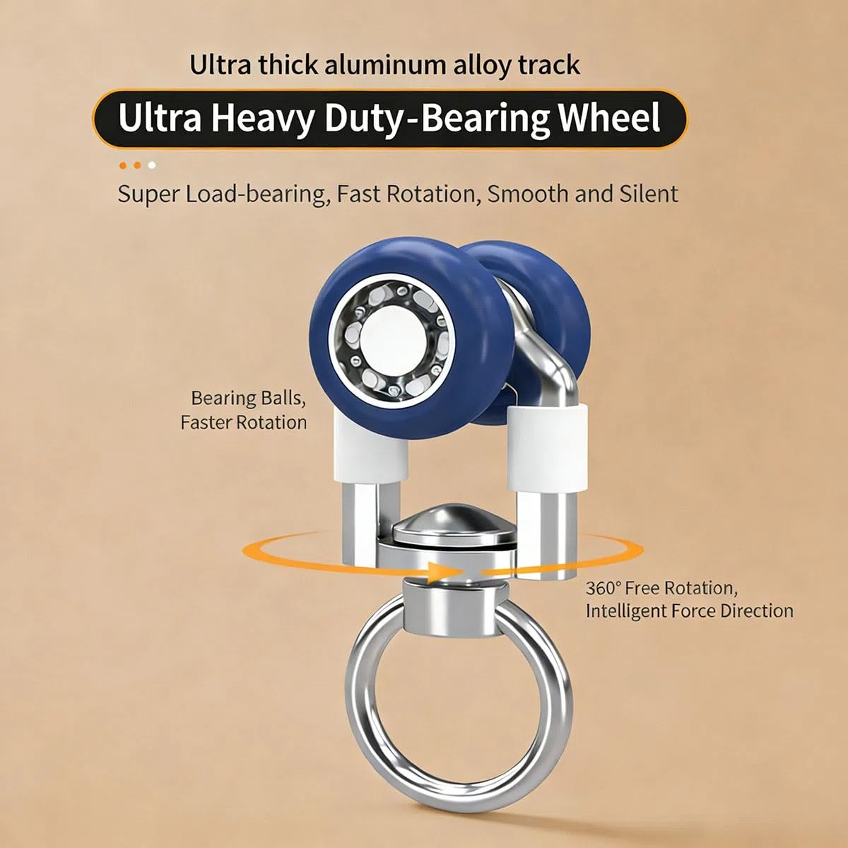 Heavy Duty Rotaia Per Tende con Pulegge Silenziose 5.7 5.8 5.9 6 6.1m, Binario per Tenda da soffitto, Lega AlluminioRiloga Scorritenda per Stanze Ufficio Camper E Doccia(4.6M)