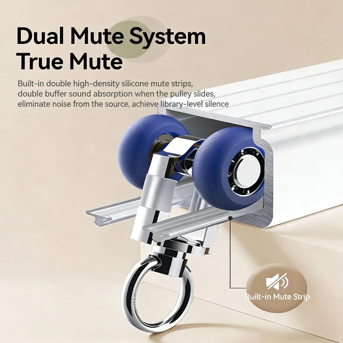 Heavy Duty Rotaia Per Tende con Pulegge Silenziose 5.7 5.8 5.9 6 6.1m, Binario per Tenda da soffitto, Lega AlluminioRiloga Scorritenda per Stanze Ufficio Camper E Doccia(4.6M)