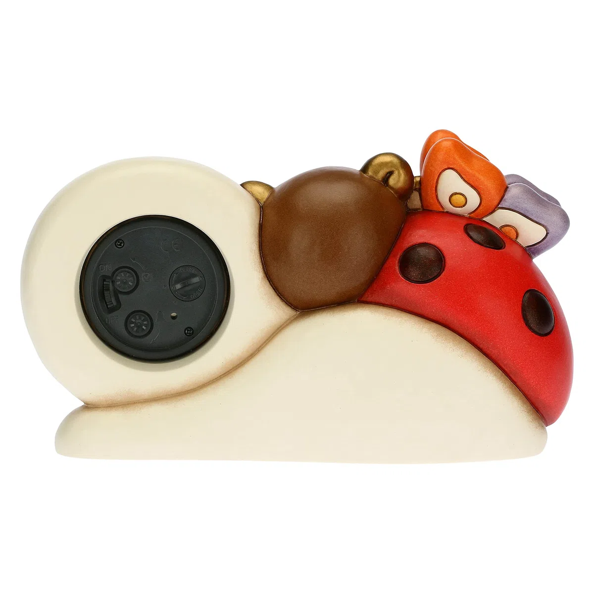 THUN - Orologio da Tavolo con Coccinella