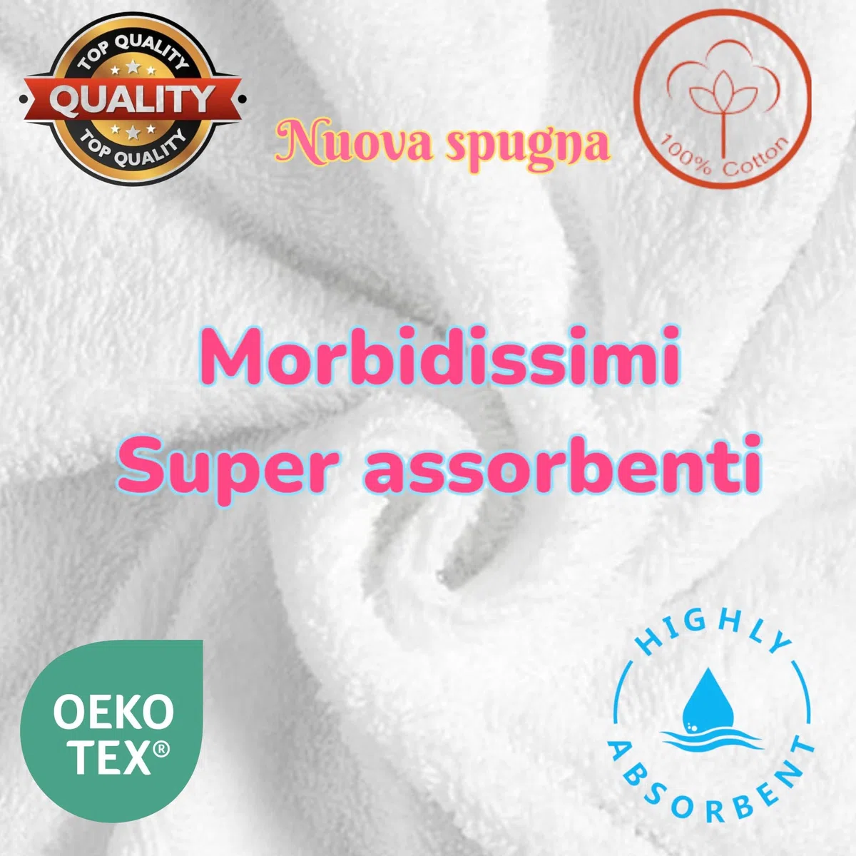 Asciugamani asilo personalizzati con ricamo. Set asilo 3 pezzi per bambini colore a scelta. Asciugamani con asola in 100% cotone (3, 60x40 cm)