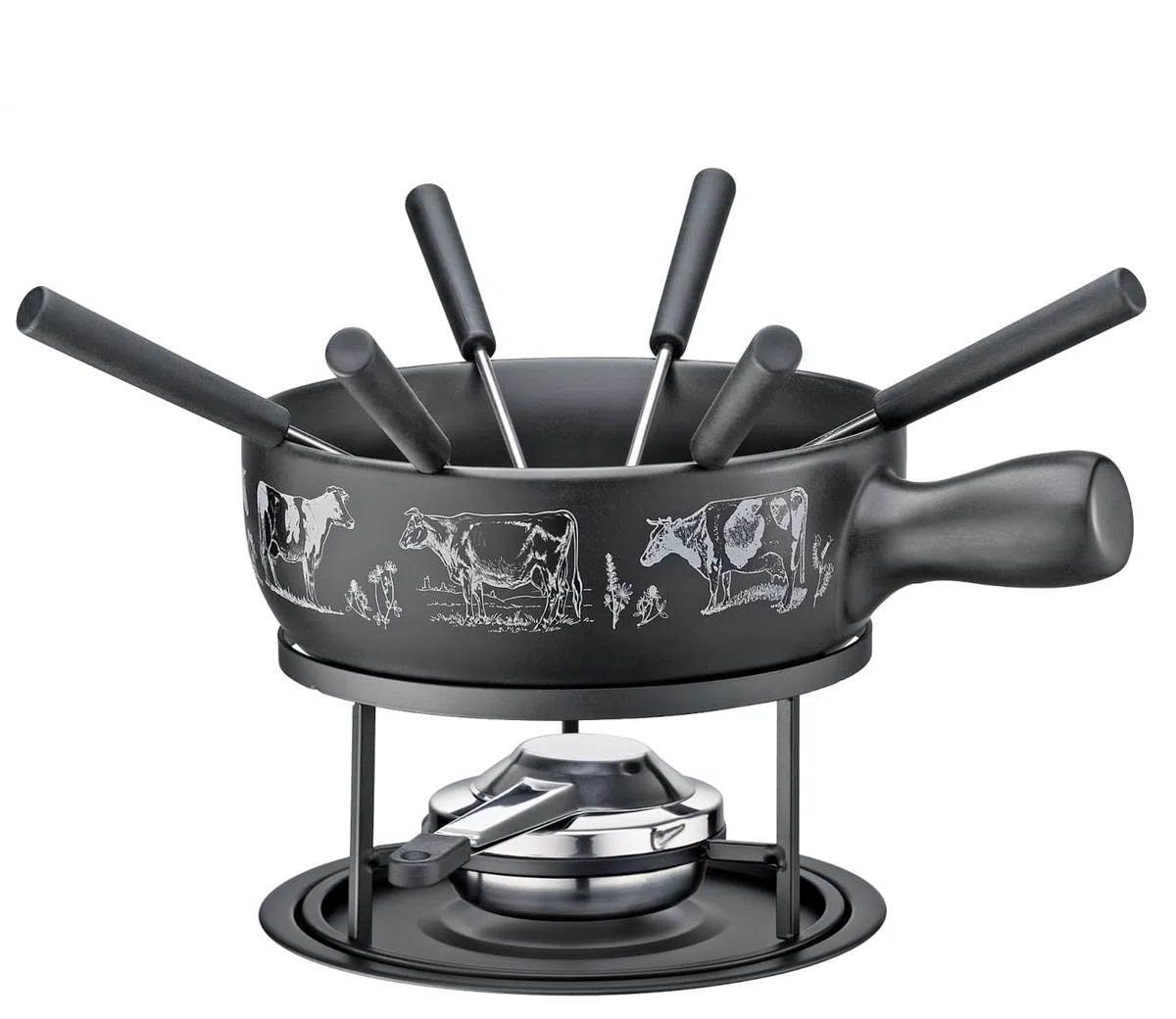 Küchenprofi KP2127001000 - Set per fonduta di formaggio, in acciaio INOX 18/8