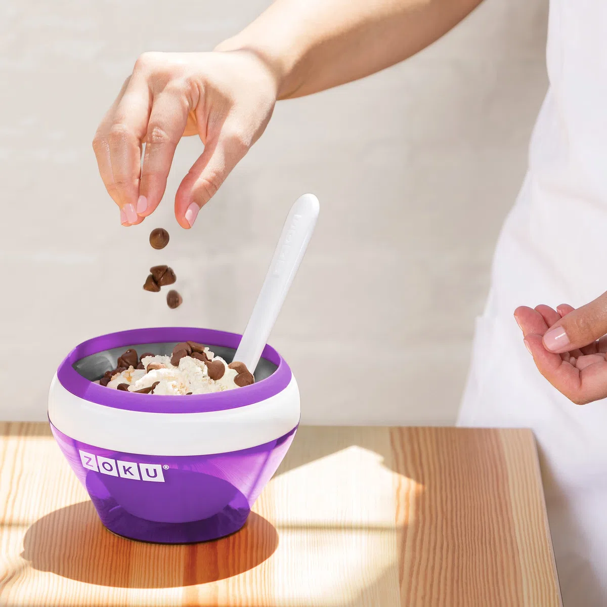 Zoku - ICE CREAM MAKER per Gelati e Sorbetti - VIOLA