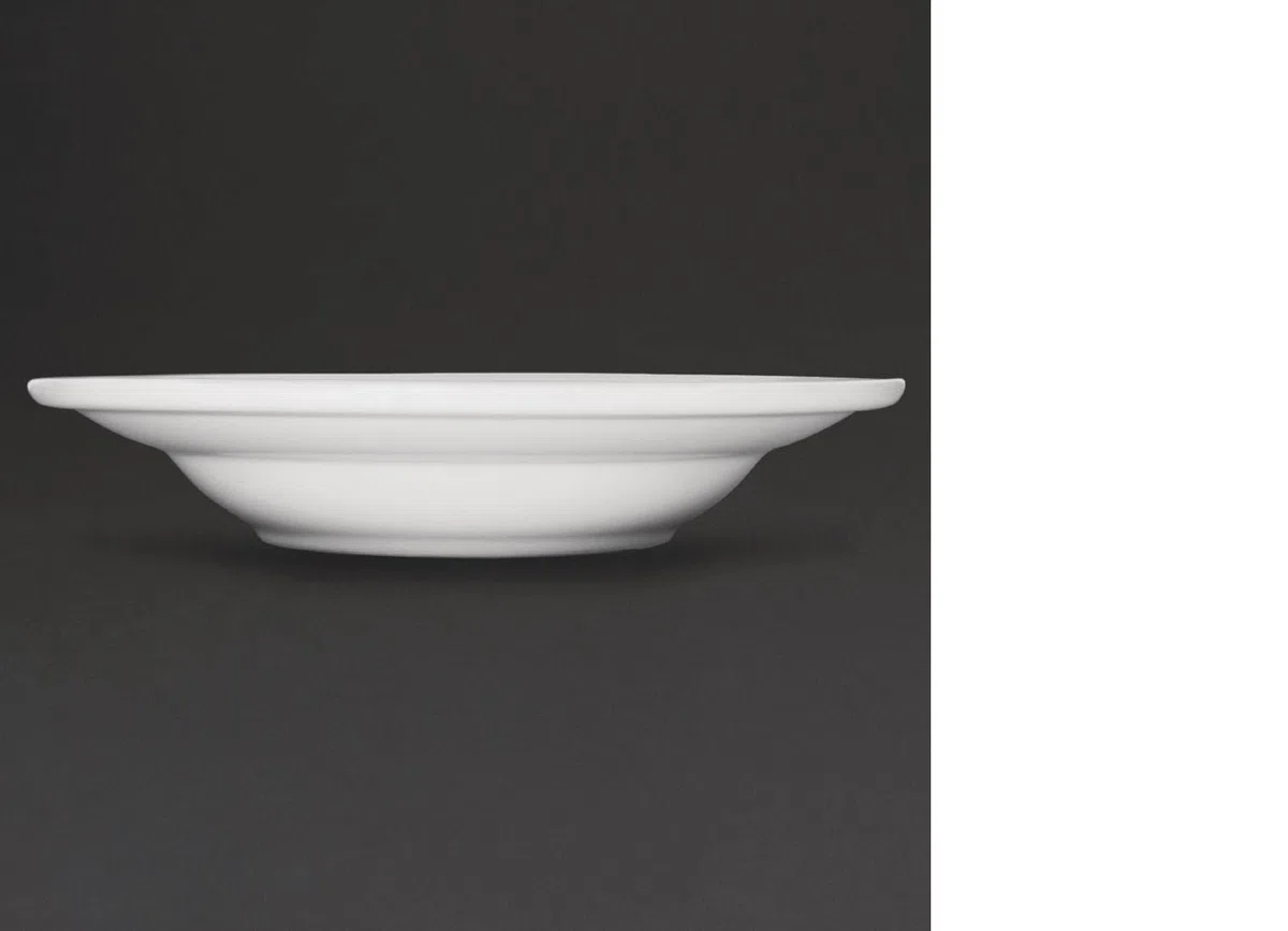 Athena Hotelware - Ciotola da zuppa con bordini, CC214, dimensioni: 23 cm (Confezione da 6).