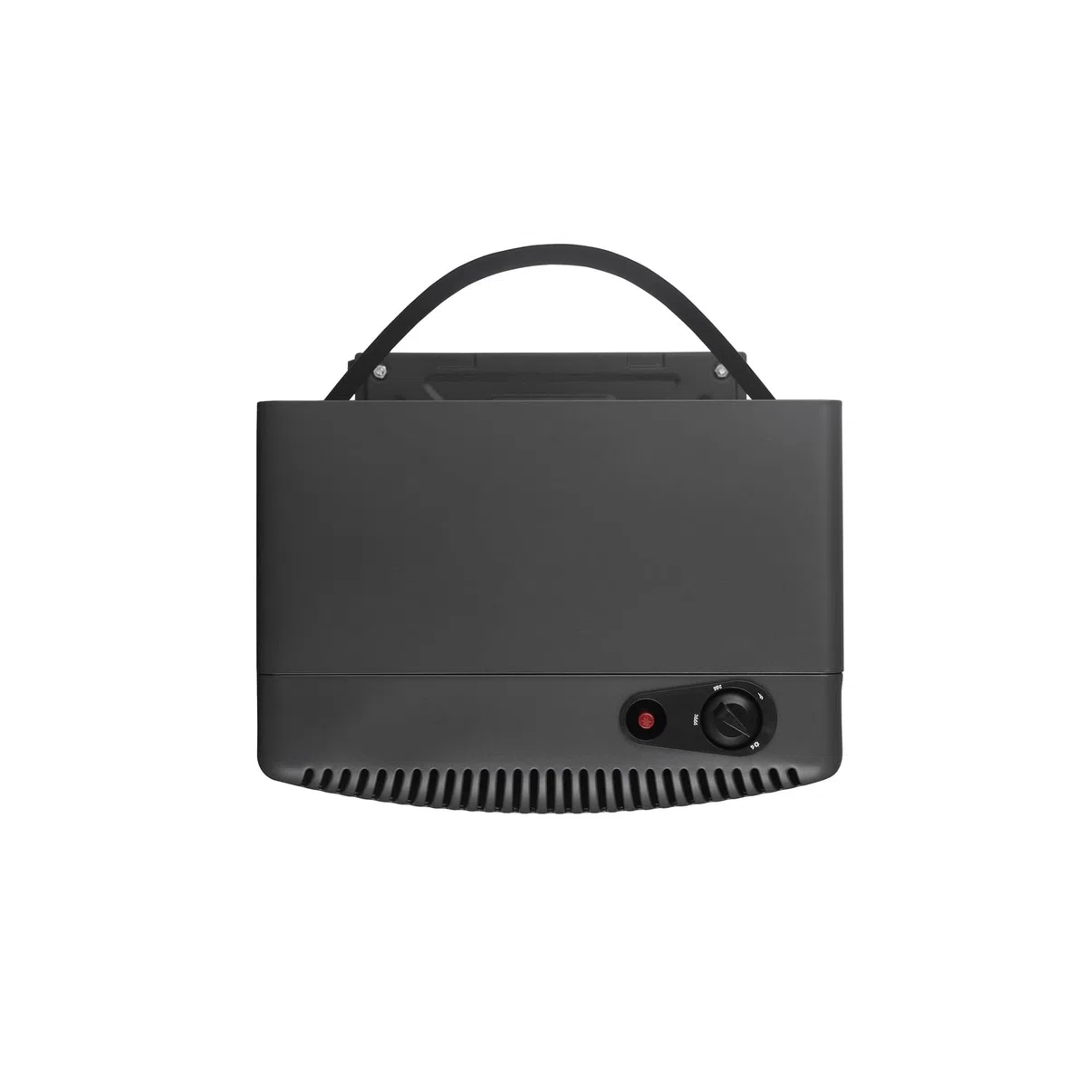 White by Brigros DA-201 Stufa A Gas Pieghevole, Infrarossi, Accensione Piezoelettrica, Adatta Per GPL/Butano/Propano, Vano Per Bombola A Gas Fino A 15 Kg, Sistema ODS, 4200 W, Nero