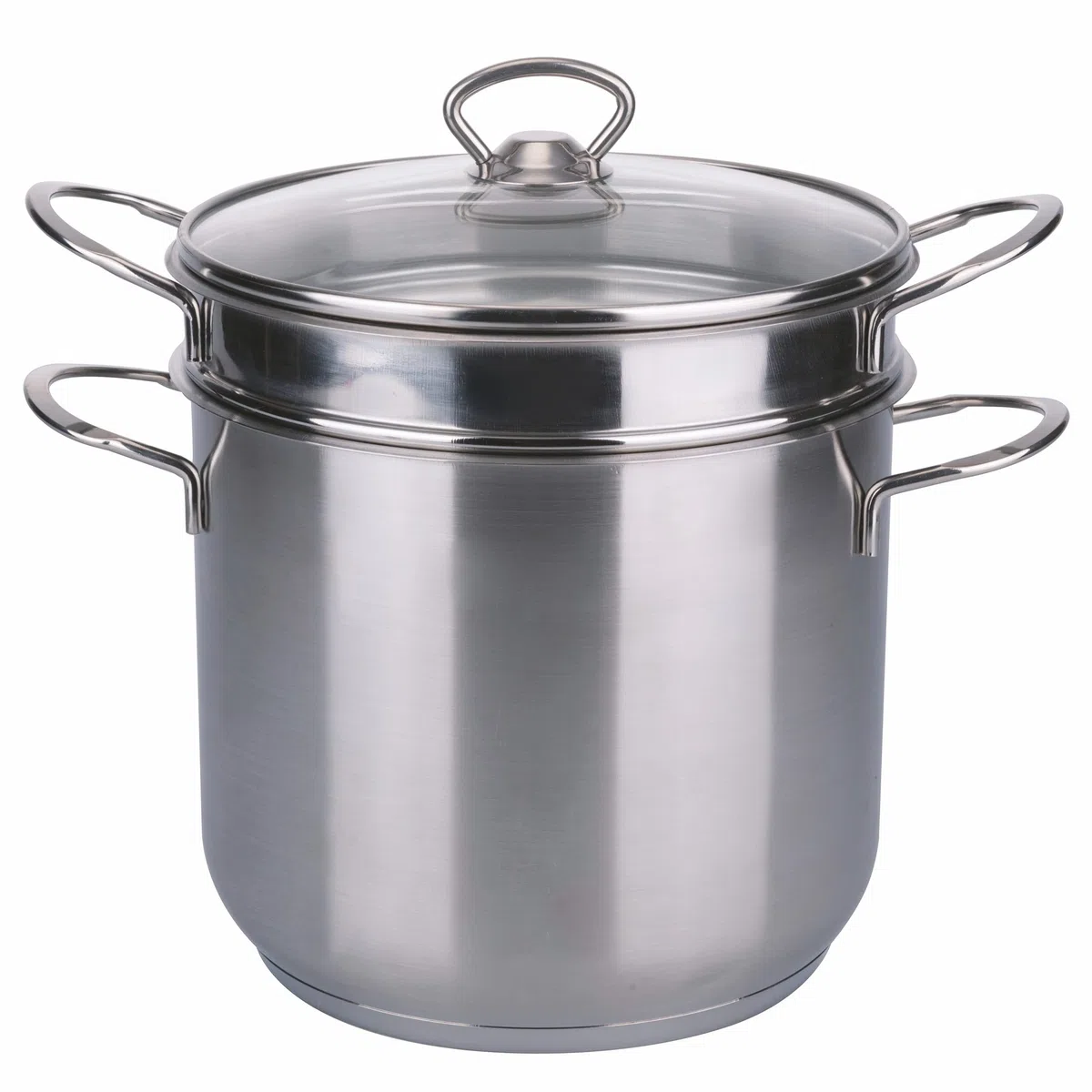 Spaghettiera 7 l con cestello e coperchio in vetro, in acciaio inox, SìChef