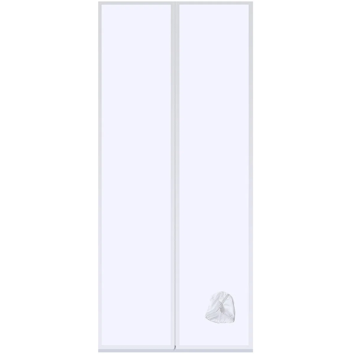 Guarnizione Porte per Condizionatore Portatile, Guarnizione Porte per Condizionatore D'aria, con Cerniera，Facile da Montare，Per Tutti Climatizzatori Mobili (120 * 240cm)