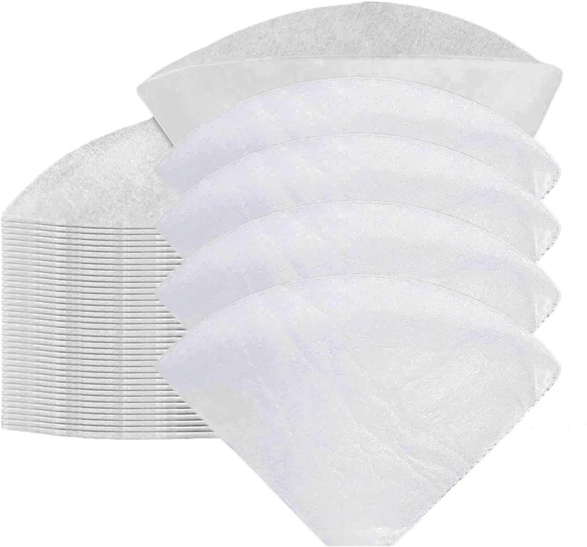 50 coni filtro Filtri olio per friggitrice da 4,5" Filtro olio Cono filtro in tessuto non tessuto Coni filtro grasso Ideale per ristoranti, caffè, camion di cibo, hotel