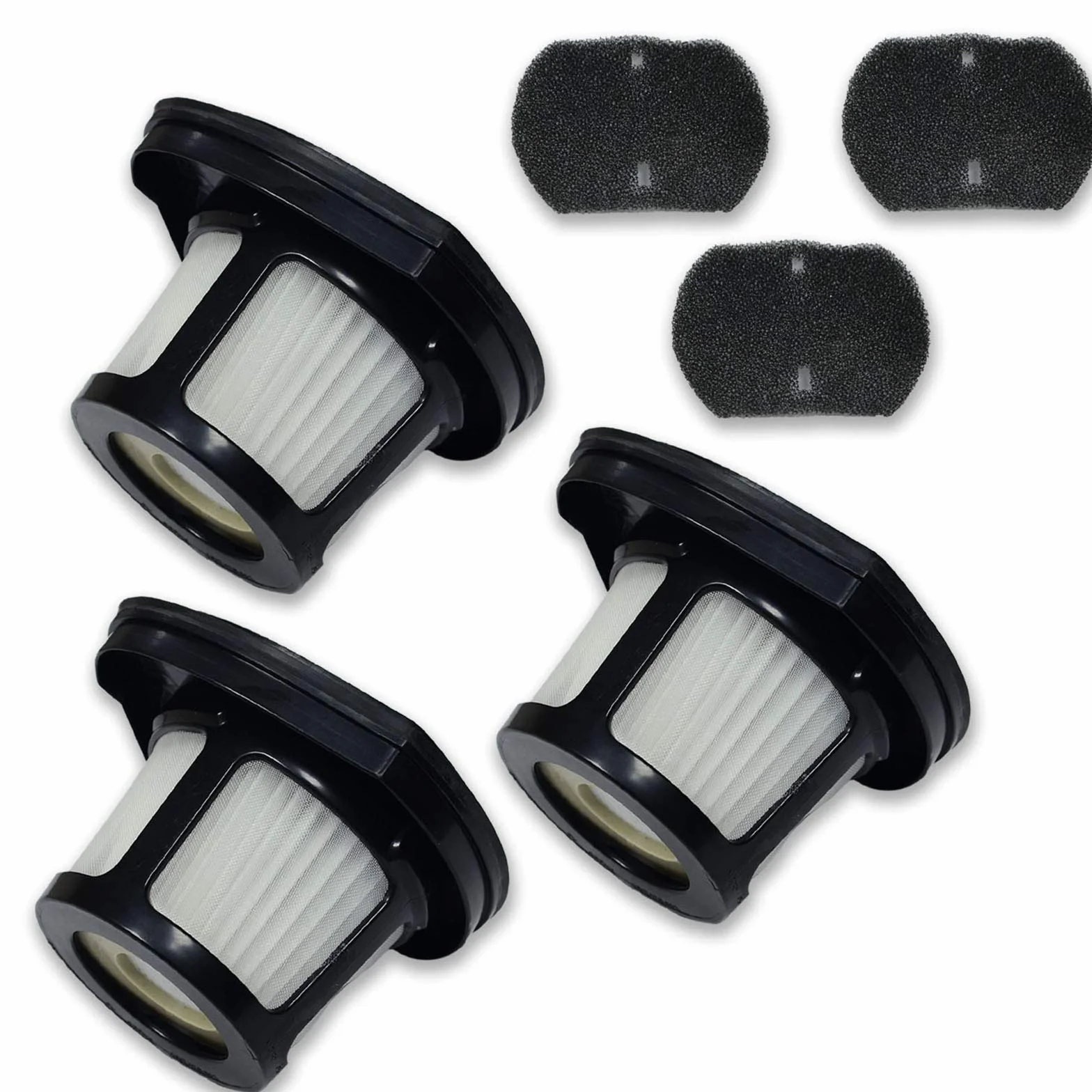 PUREBURG filtro di ricambio compatibile con Bissell 2390, 2390A, 2389, 2284W - gomma per peli di animali domestici agli ioni di litio - confezione da 3 filtri HEPA + rete