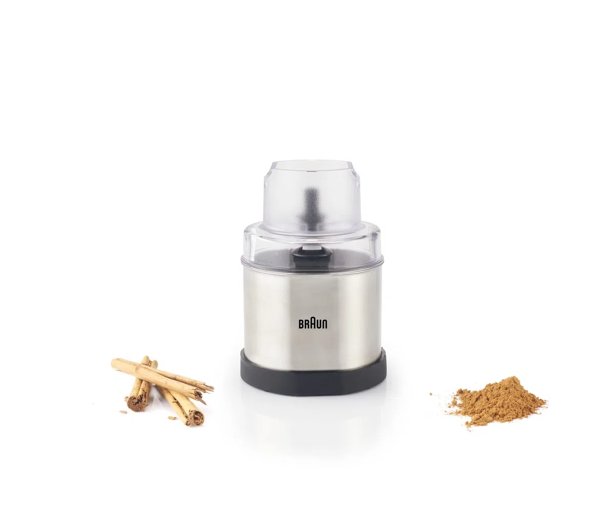 Braun Accessorio Macina Caffè Macina Spezie per Minipimer MultiQuick MQ7X, MQ7WH, MQ9 con Sistema Easy Click Plus, MQS270SI, Argento