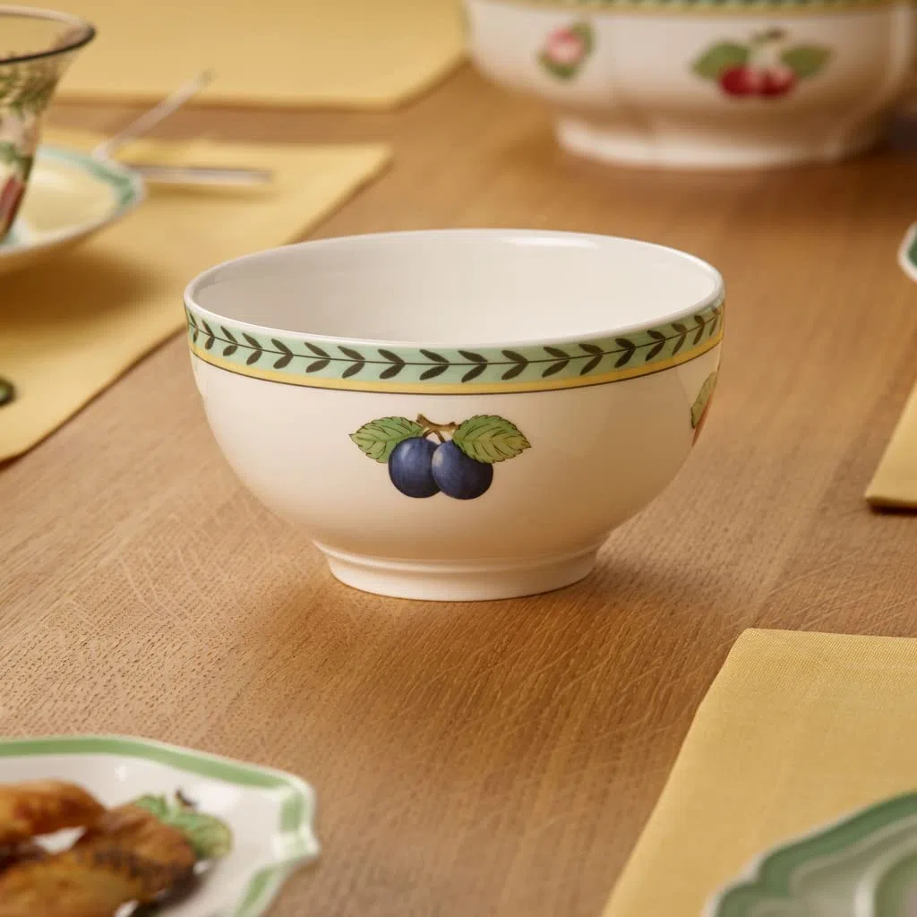Villeroy & Boch French Garden Fleurence Ciotola, Porcellana Premium, Bianco/Multicolore