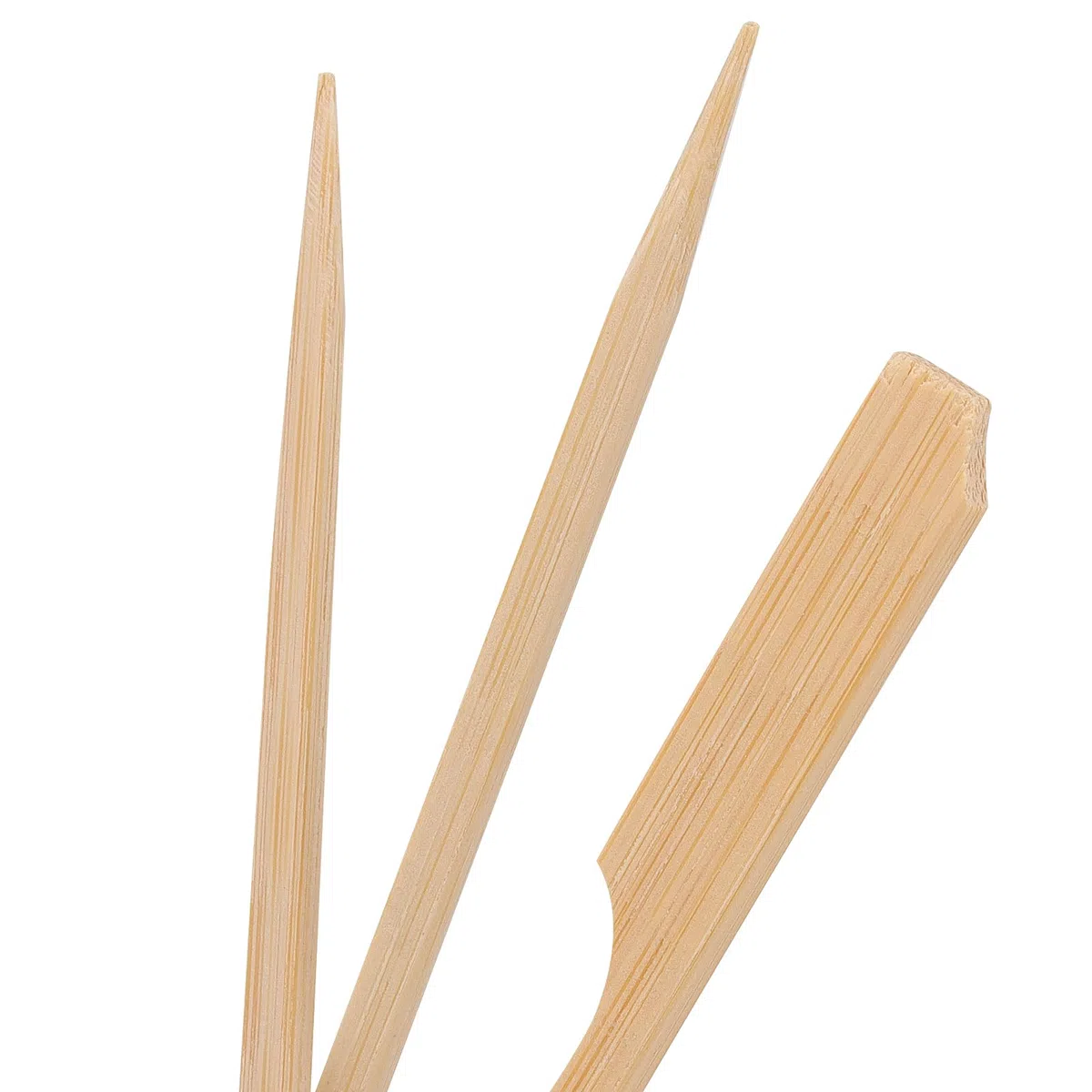 SINJEUN 1600 spiedini in bambù da 9 cm, per barbecue, cocktail, frutta, kebab, barbecue, cocktail e feste