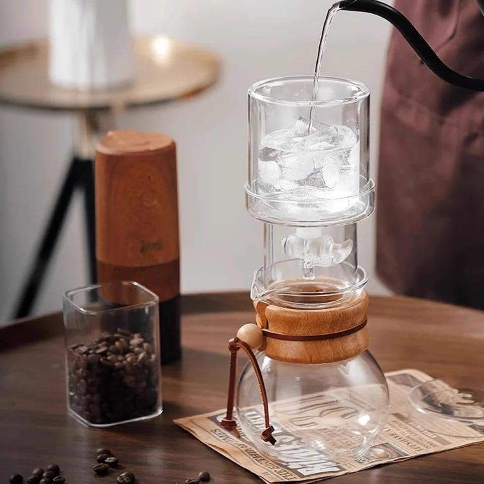 Cold Brew - Caffettiera con caraffa in vetro, per 1-4 tazze