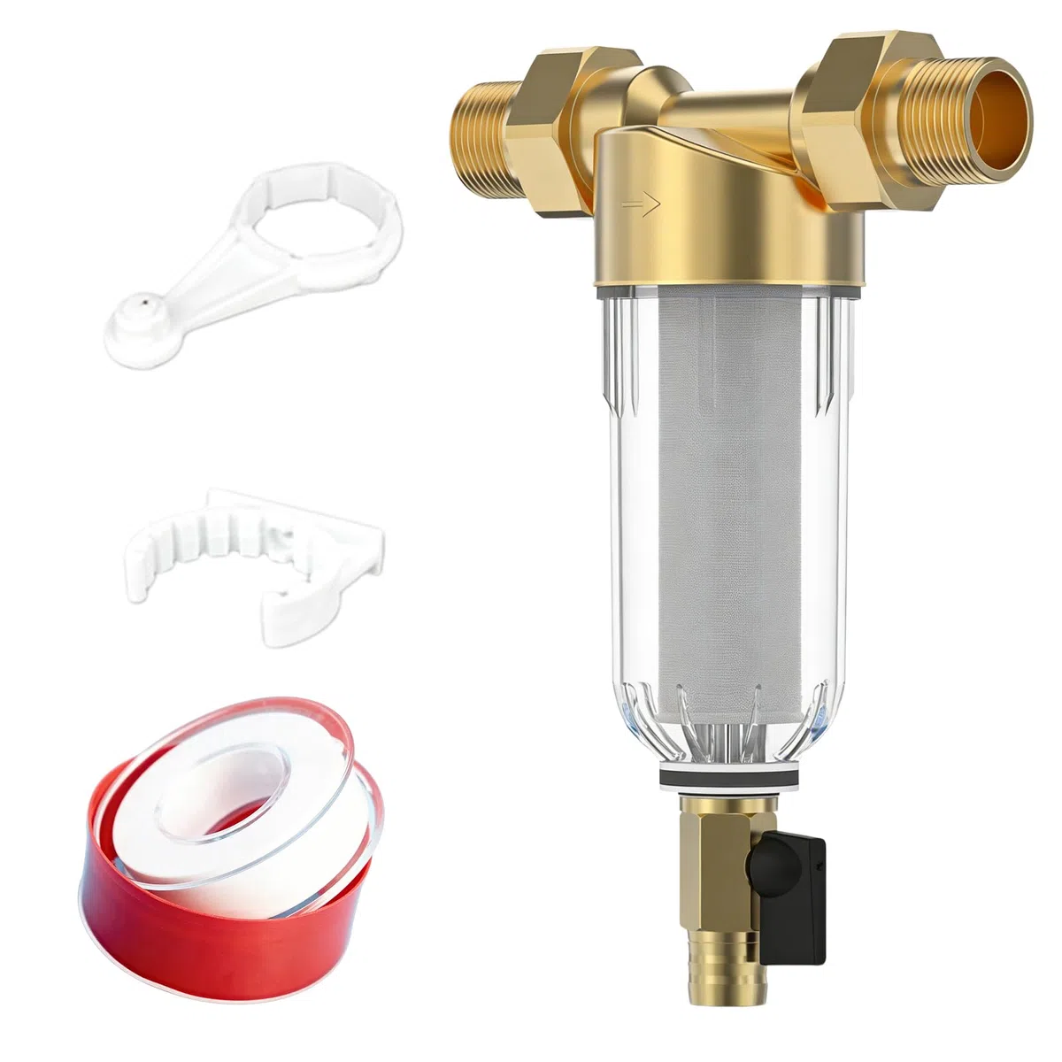 Filtro per acqua, 1 pollice, riutilizzabile, filtro per acqua riutilizzabile, filtro per acqua