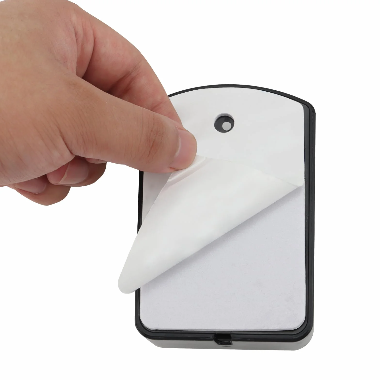8 pezzi supporto per telecomando nero, autoadesivo, supporto per telecomando, supporto da parete per lettore multimediale, controller, ricarica telefoni cellulari