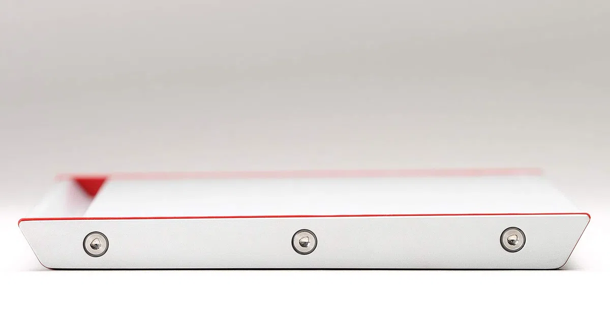 That Thawthat Modern Tavola di sbrinamento, in Alluminio anodizzato e Acciaio Inox, Argento, 35 x 23 x 3 cm