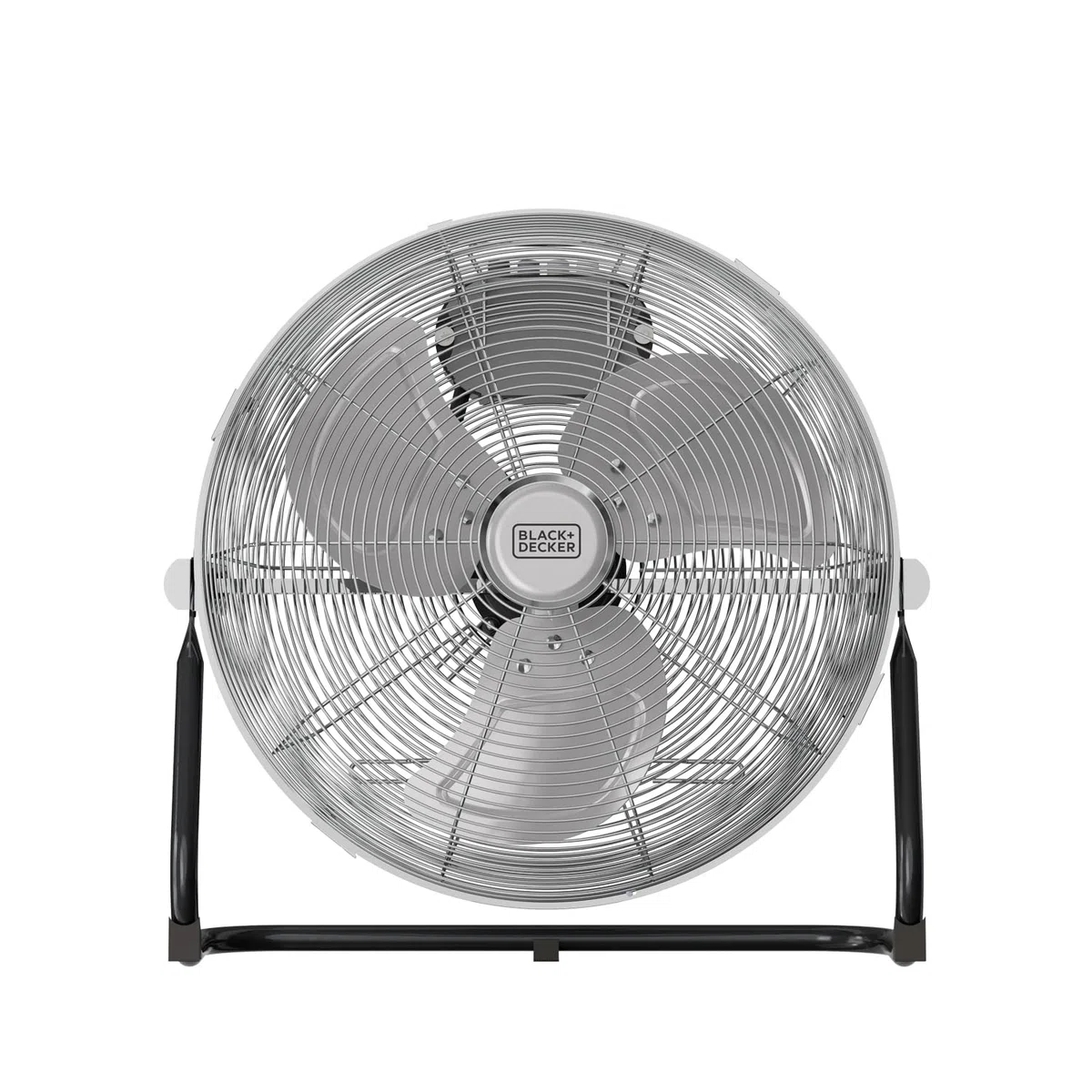 BLACK+DECKER - Ventilatore da Pavimento 60W | 3 Velocità | Diametro 35 cm | 3 Pale in Metallo | Inclinazione Regolabile | Base Antiscivolo | Maniglia Trasporto | Griglia Smontabile | Organizer Cavi