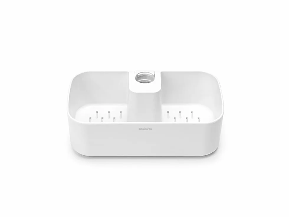 Brabantia 280764 ReNew Collection Portaoggetti da Doccia, White