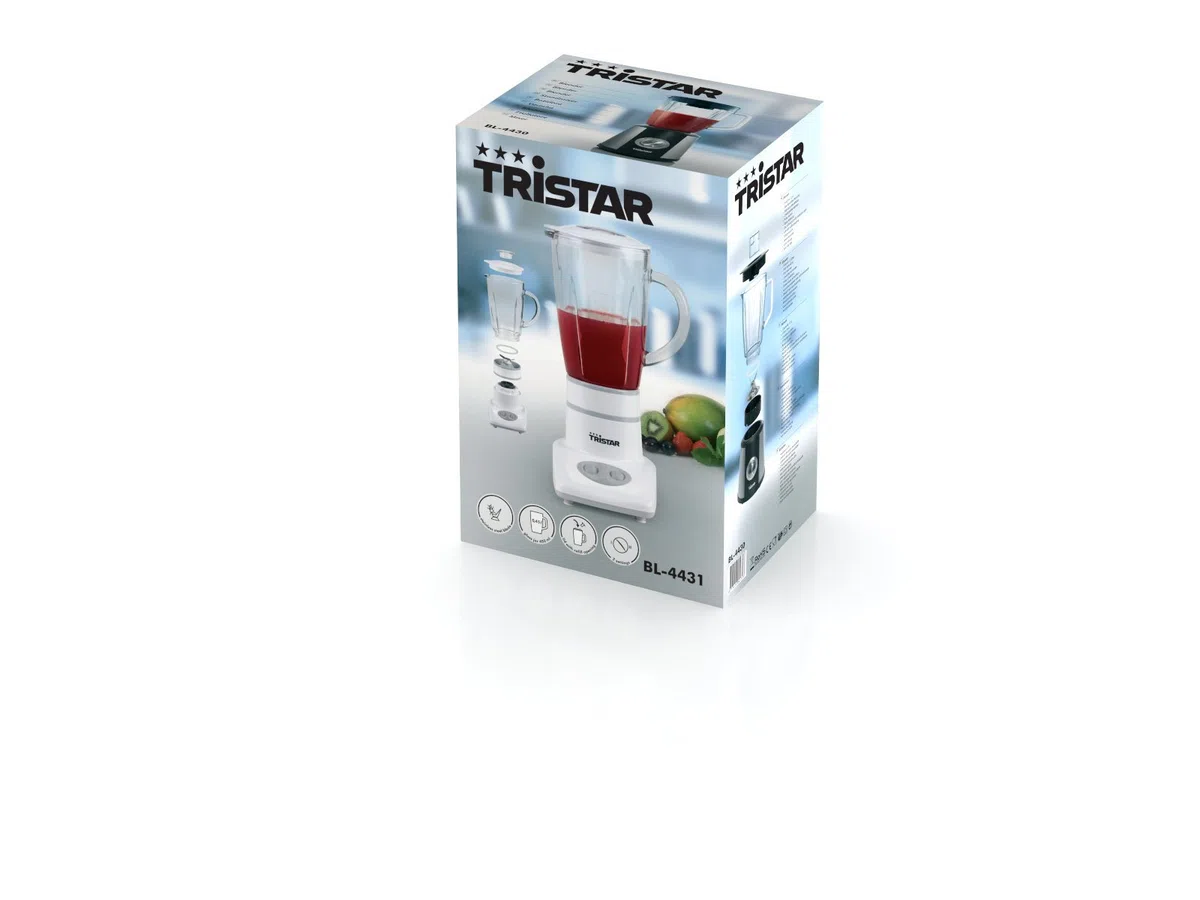 Frullatore Tristar BL-4431 – Lame in acciaio inox – Brocca removibile da 0,45 litri
