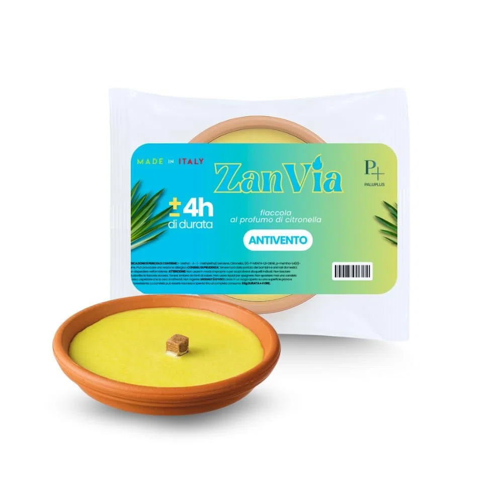 Virsus Candela citronella Candele per Esterno in coccio di Terracotta 11,3 cm Set da 10 Pezzi Giardinaggio antizanzare Feste ed Eventi
