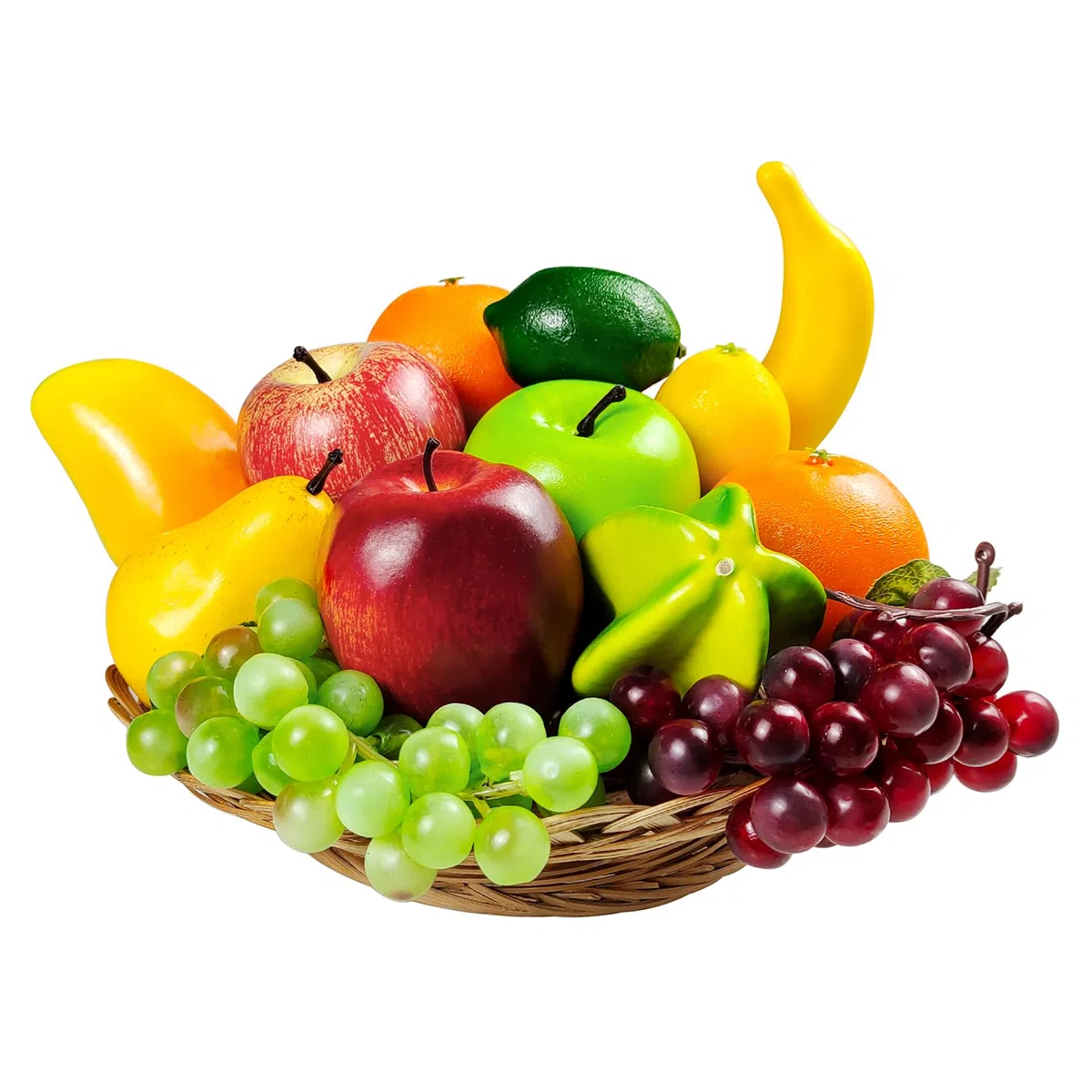 13 pezzi di frutta artificiale, frutta finta decorazione casa realistica frutta finta per centrotavola simulazione frutta festa decorazione mele artificiali arance finta uva