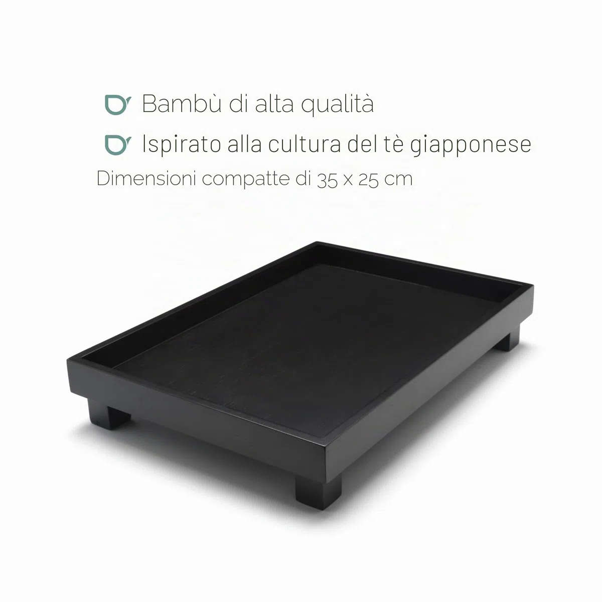 Bredemeijer - Vassoio Izumi - Bambù - Nero